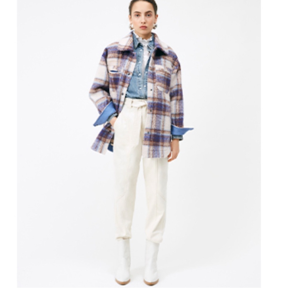 NWT Anthropologie SUNCOO JACK ELIOTT Plaid Jacket